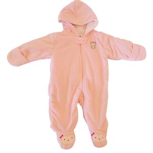 Baby Girl 0-3 Months Winter Snowsuit
